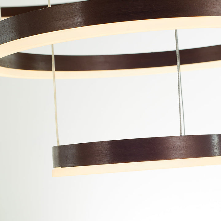 Remi Suspension Anneau Moderne Métal Noir/Doré/Café Salon - Neutralighting