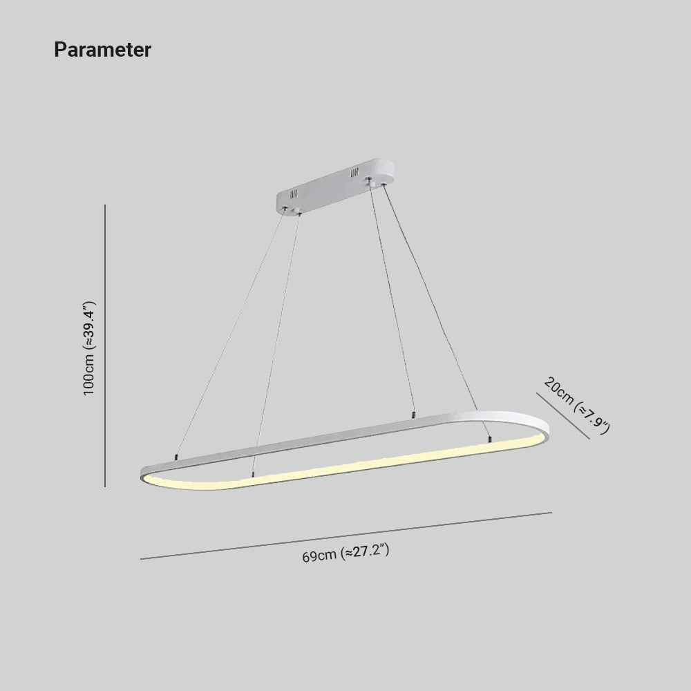Suspension Arisha Métal LED V38