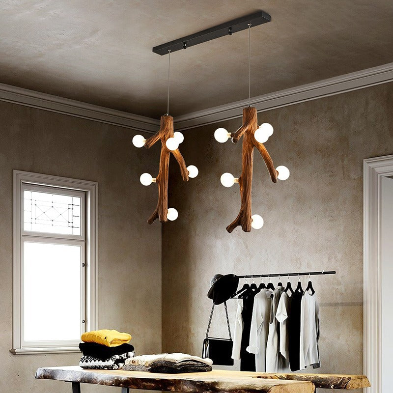 Epoch Nordique LED Lustre Bois Salon/Salle À Manger/Chambre À Coucher - Neutralighting