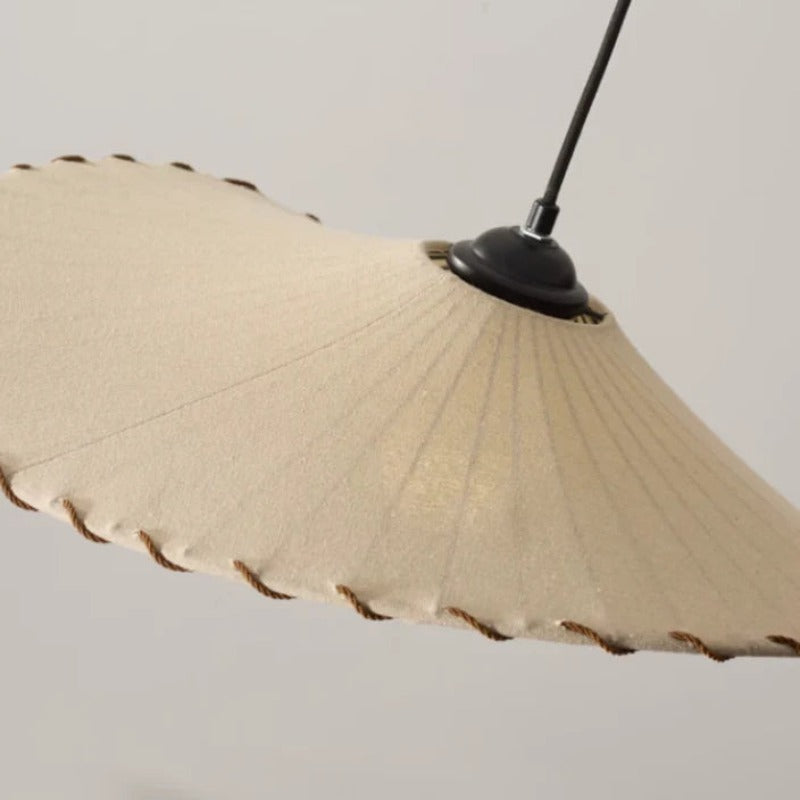 Avi Wabi-Sabi Rétro LED Suspension Métal/Tissu Salle À Manger/Salon - Neutralighting