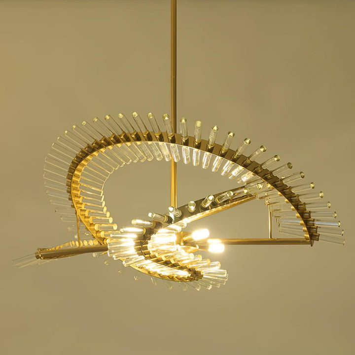 Amara Chandelier en Verre Luxueux - Neutralighting