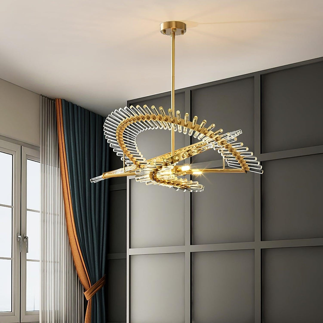 Amara Chandelier en Verre Luxueux - Neutralighting