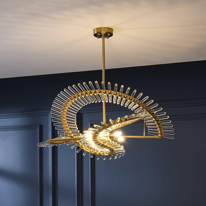 Amara Chandelier en Verre Luxueux - Neutralighting