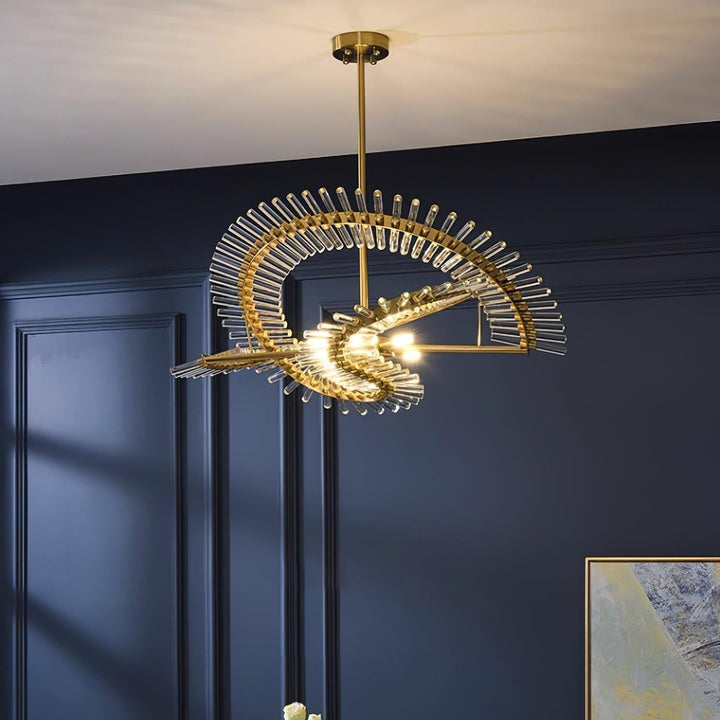 Amara Chandelier en Verre Luxueux - Neutralighting