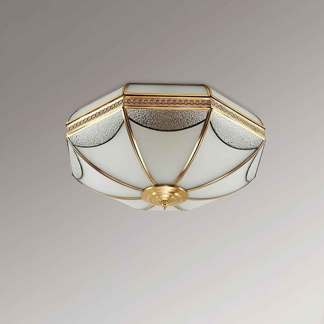 Ellaeara Verre 35cm Blanc LED
