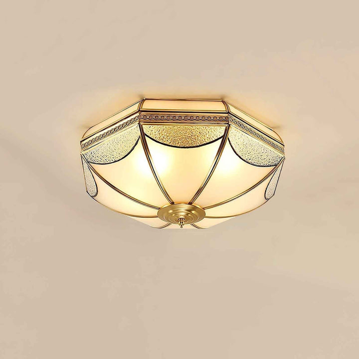 Ellaeara Verre 35cm Blanc LED