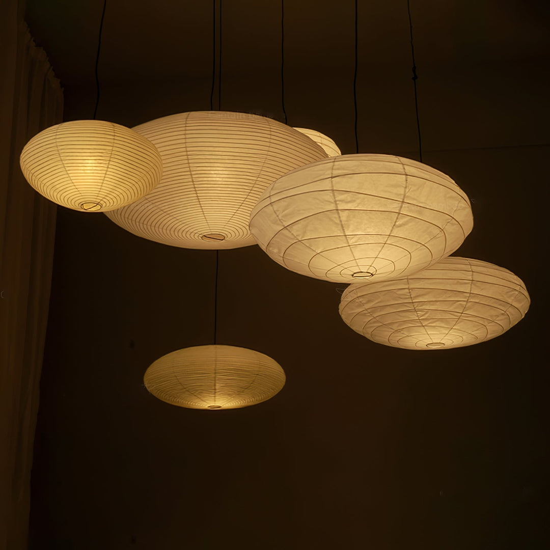 Lustra Suspension en Papier pour Salon - Neutralighting