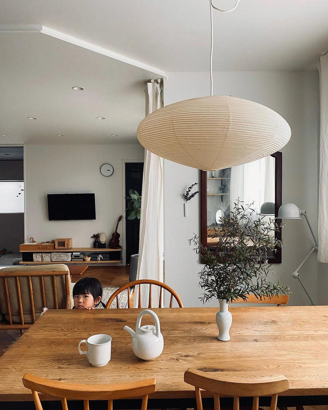 Orba Lampe Pendante en Papier Washi 15A - Neutralighting