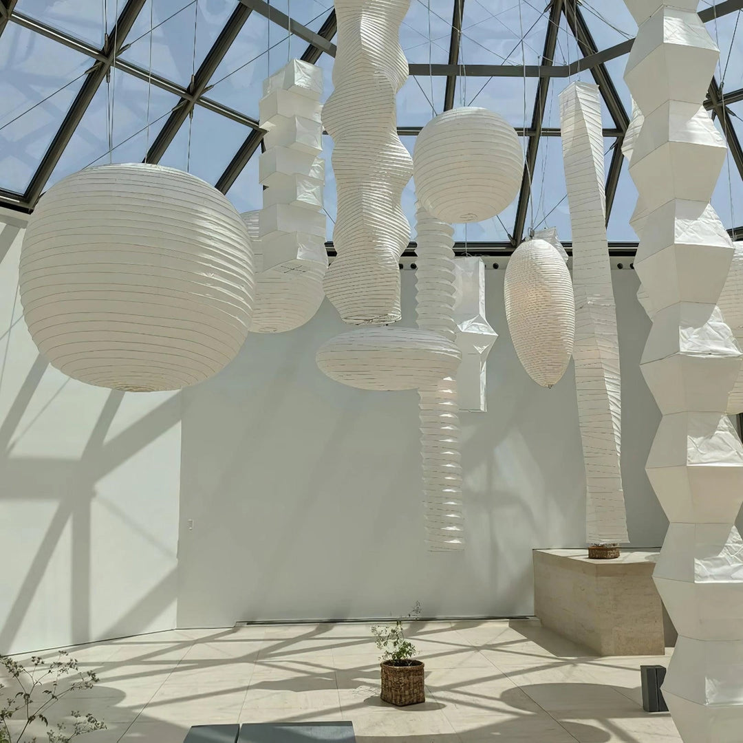 Lustra Suspension en Papier pour Salon - Neutralighting