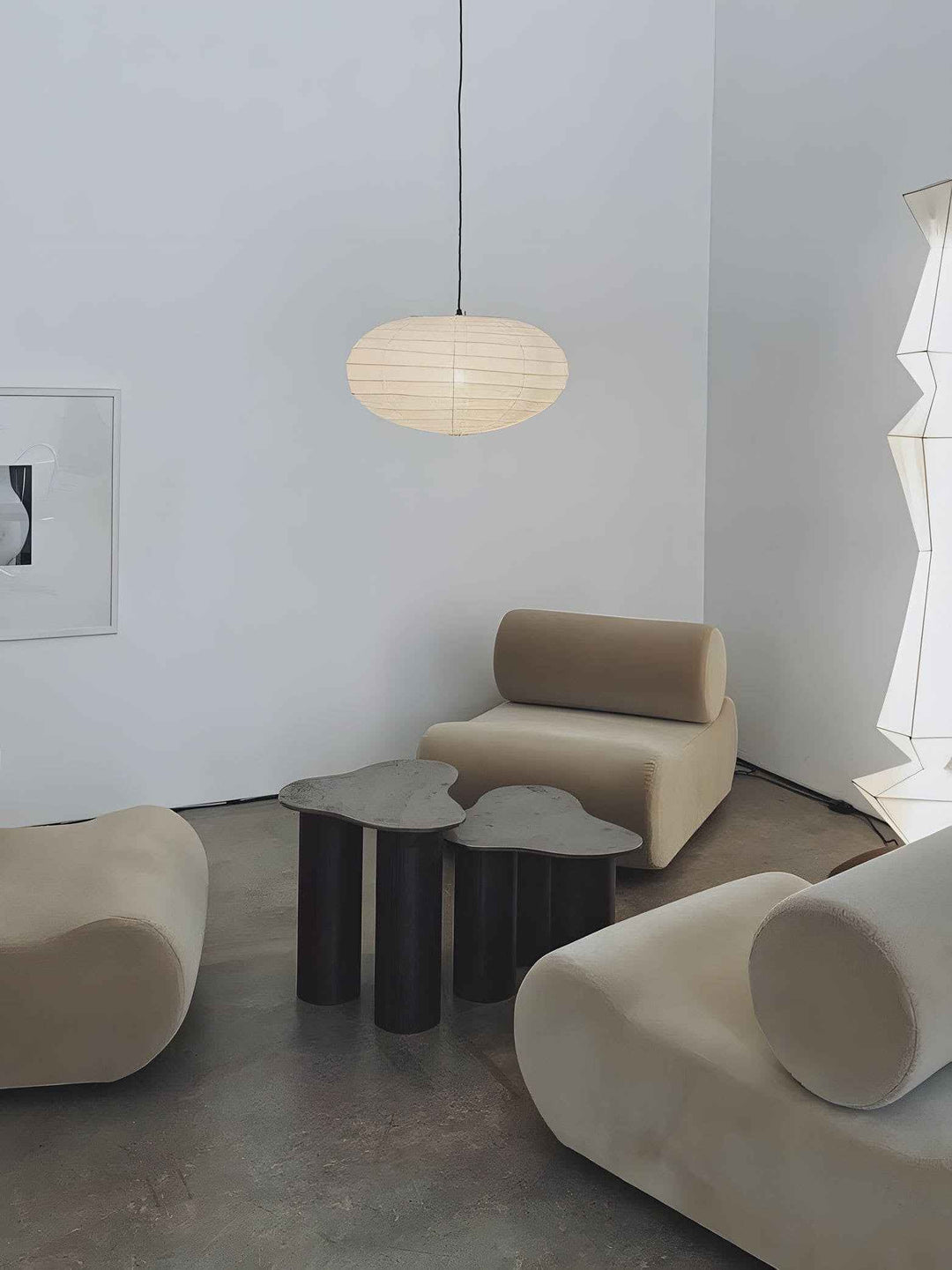 Lumaem Suspension Lampe Traditionnelle en Papier - Neutralighting