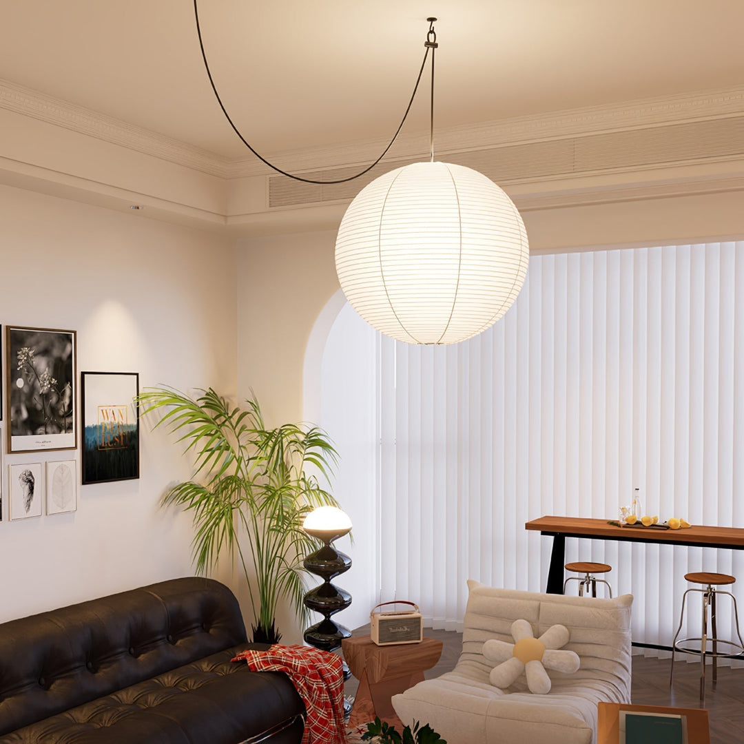 Sylin Suspension Déportée en Soie de Mûrier - Neutralighting