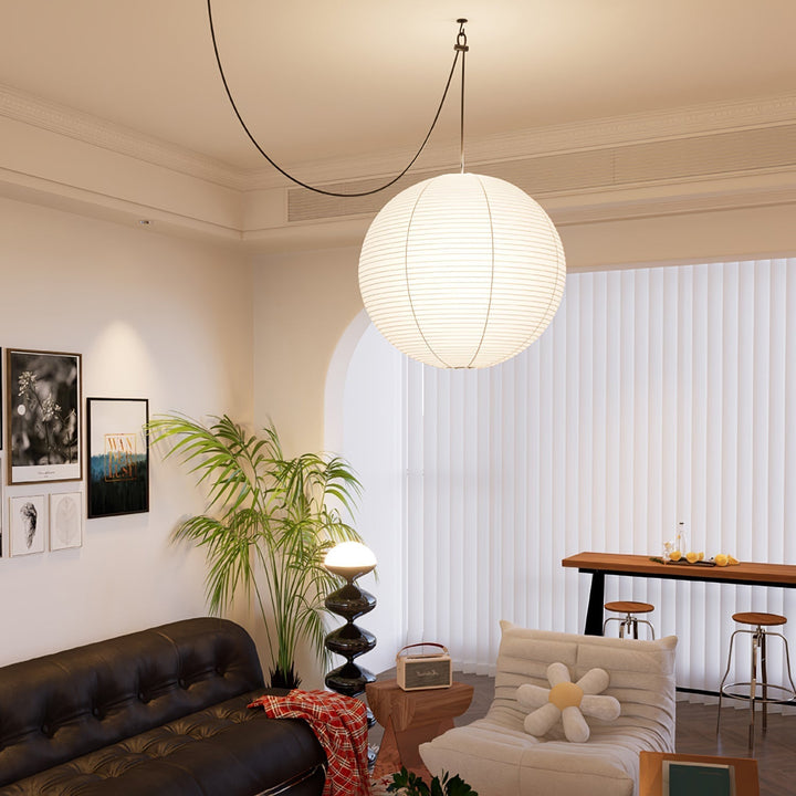 Sylin Suspension Déportée en Soie de Mûrier - Neutralighting