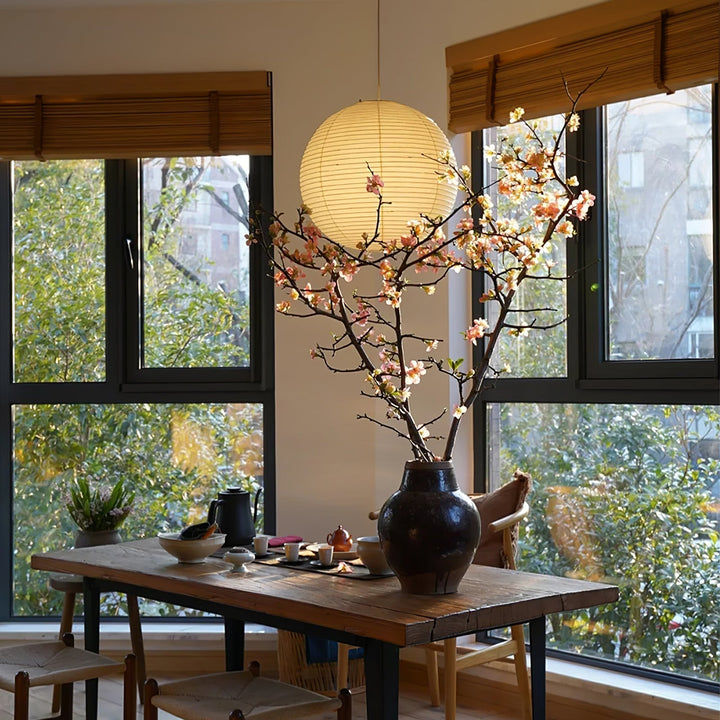 Sylin Suspension Déportée en Soie de Mûrier - Neutralighting