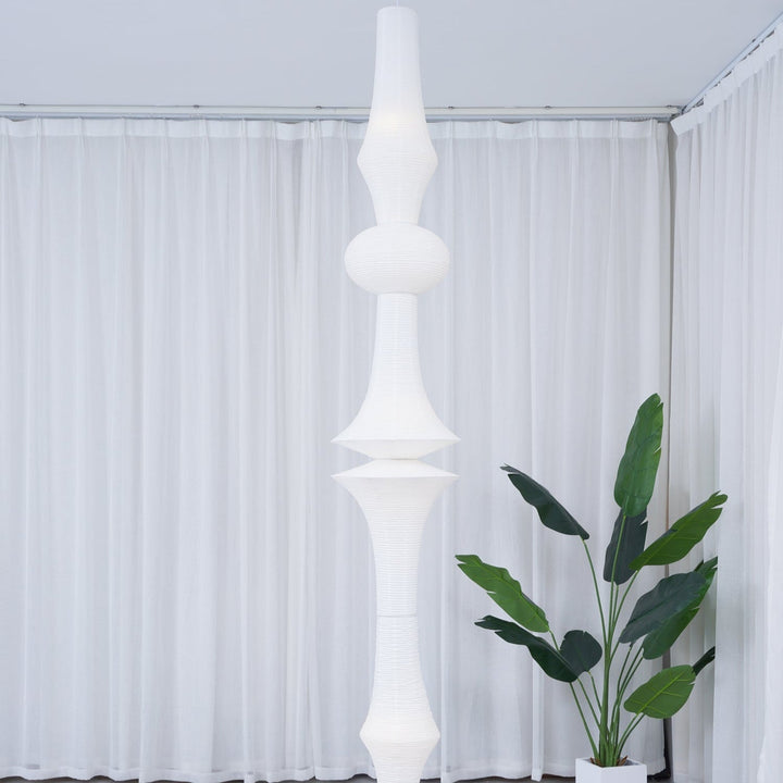 Faye Suspension Sculpturale Verticale en Papier - Neutralighting