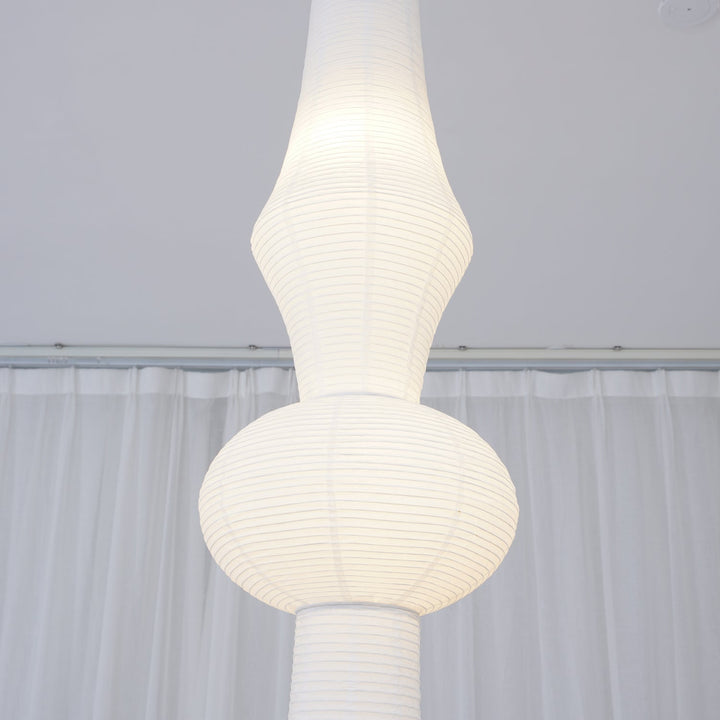 Faye Suspension Sculpturale Verticale en Papier - Neutralighting