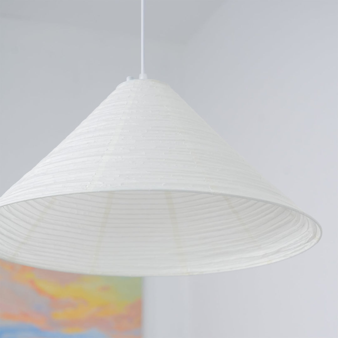 Conic Suspension Lampe Pyramidale en Papier - Neutralighting
