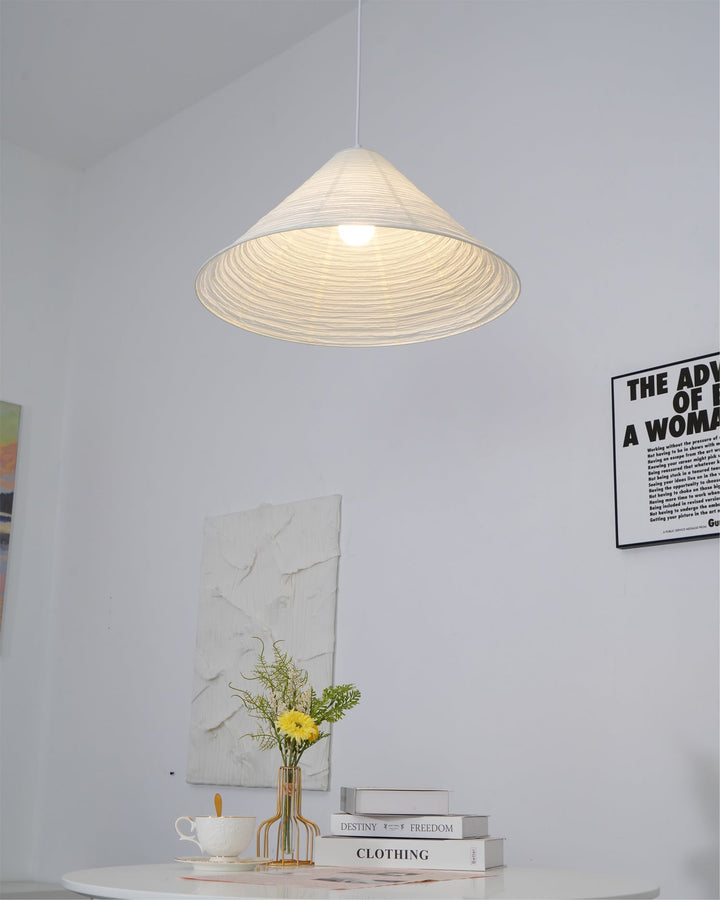 Conic Suspension Lampe Pyramidale en Papier - Neutralighting