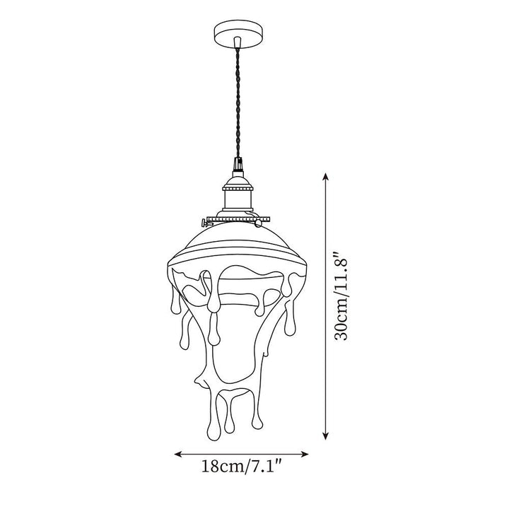 Luxora Suspension Goutte d’Eau Iridescente - Neutralighting