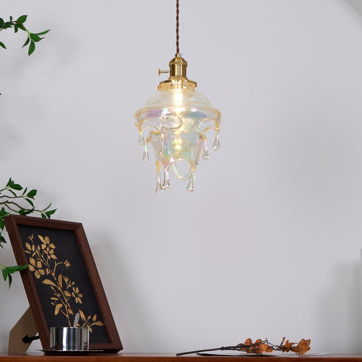 Luxora Suspension Goutte d’Eau Iridescente - Neutralighting
