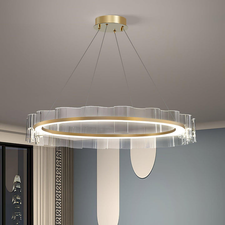 Acoustic Lustre en Verre Luxueux Moderne - Neutralighting