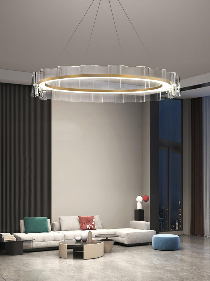Acoustic Lustre en Verre Luxueux Moderne - Neutralighting