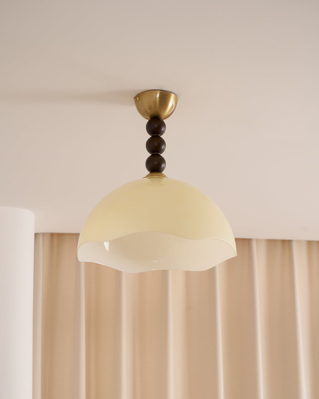 Amberis Plafonnier Verre Ambre Vintage - Neutralighting