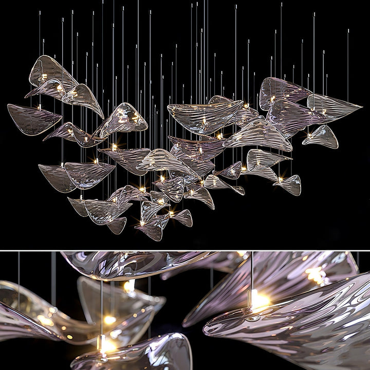 Eurrinia Suspension papillon dorée - Neutralighting