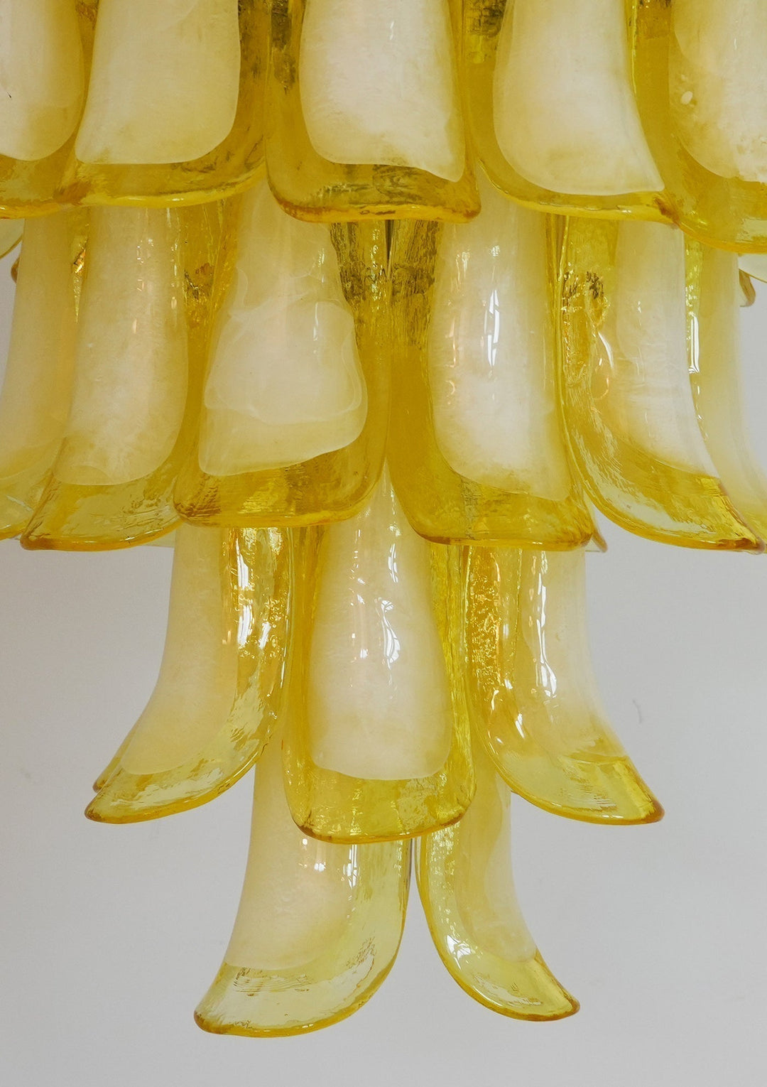 Aurora Chandelier Verre Murano Pétale Vague - Neutralighting