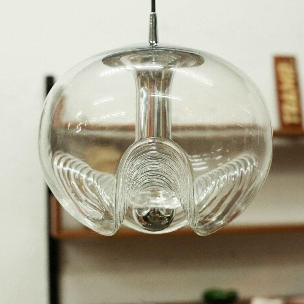 Solara Suspension en Verre Vague Mid-Century Vintage - Neutralighting
