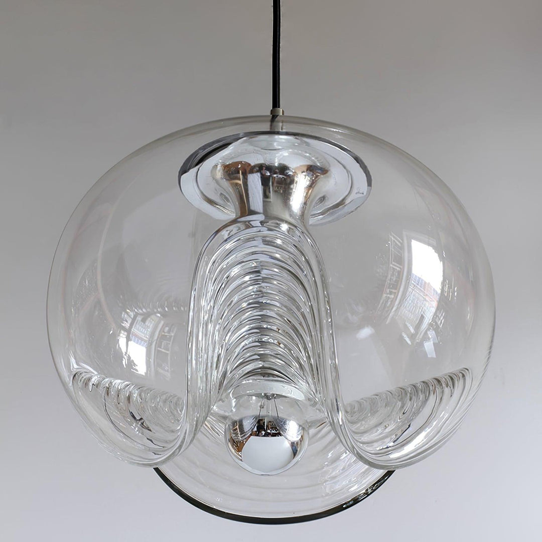 Solara Suspension en Verre Vague Mid-Century Vintage - Neutralighting