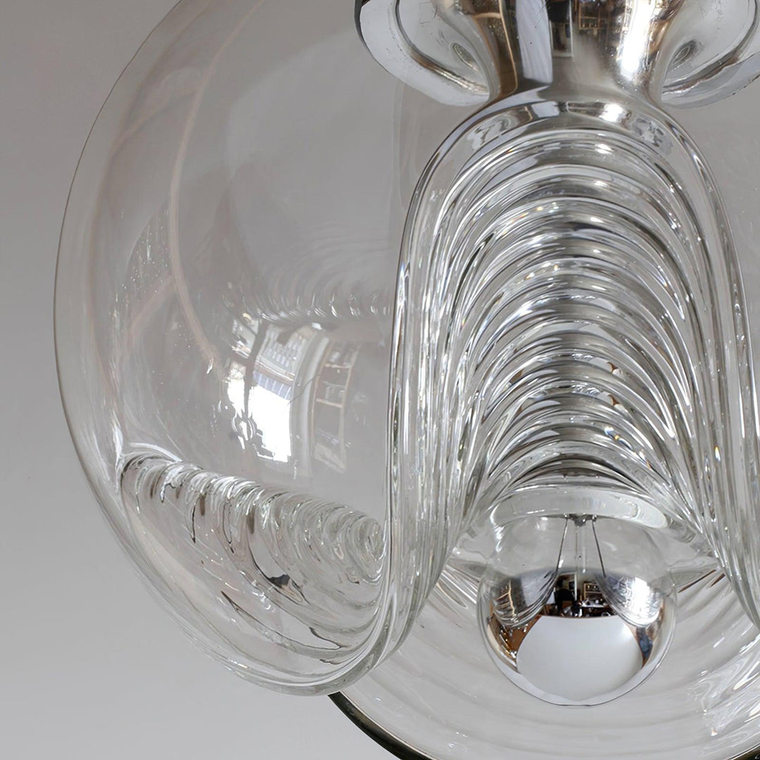 Solara Suspension en Verre Vague Mid-Century Vintage - Neutralighting