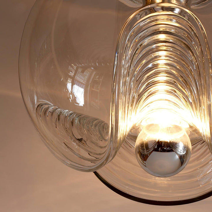 Solara Suspension en Verre Vague Mid-Century Vintage - Neutralighting