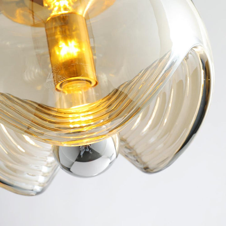 Solara Suspension en Verre Vague Mid-Century Vintage - Neutralighting
