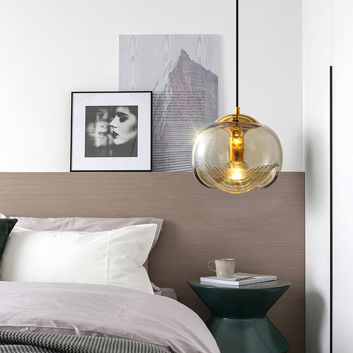 Solara Suspension en Verre Vague Mid-Century Vintage - Neutralighting