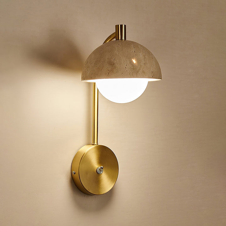Civarir Applique Murale Travertin Beige Moderne - Neutralighting
