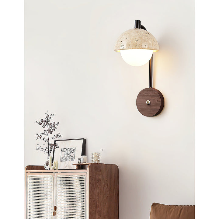 Civarir Applique Murale Travertin Beige Moderne - Neutralighting