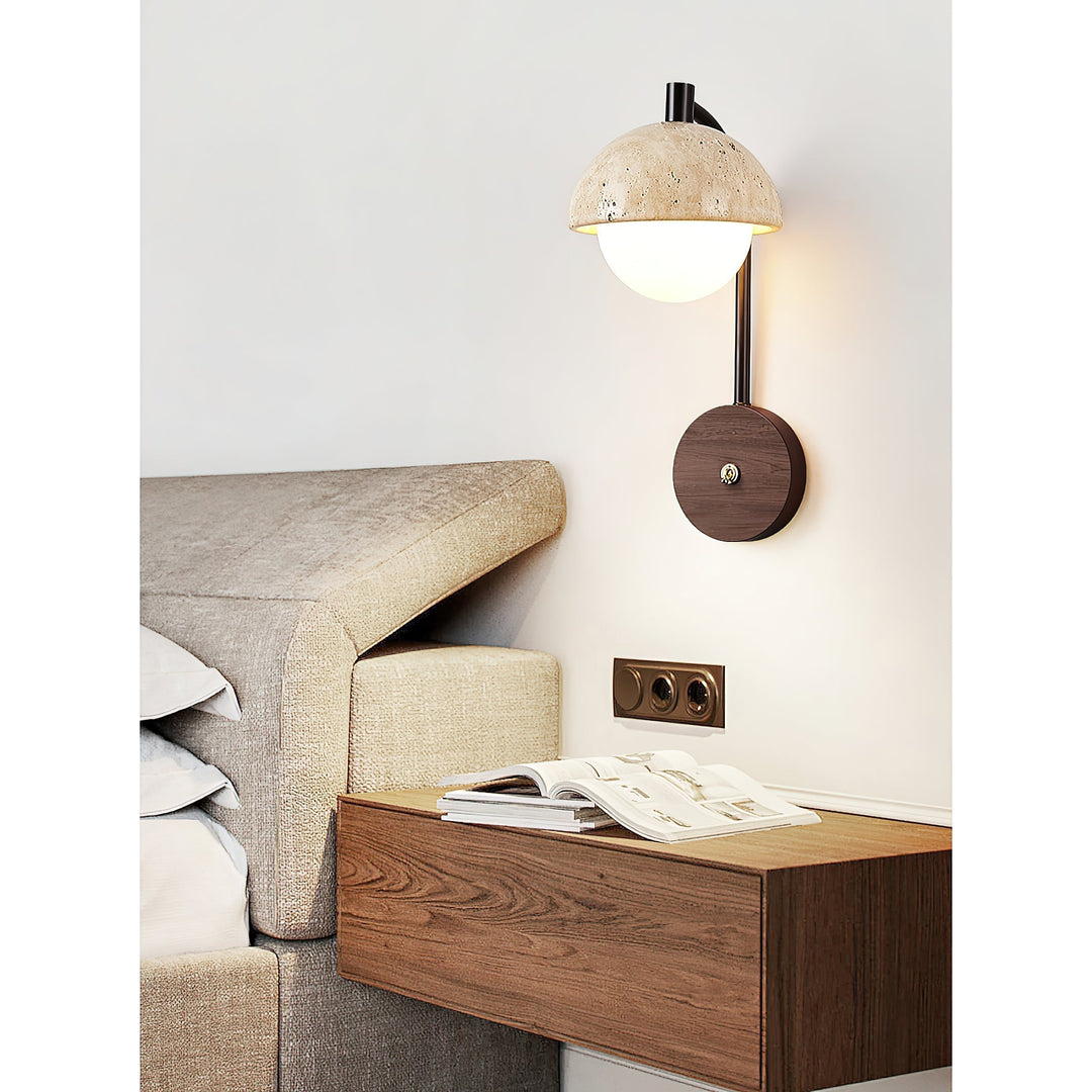 Civarir Applique Murale Travertin Beige Moderne - Neutralighting