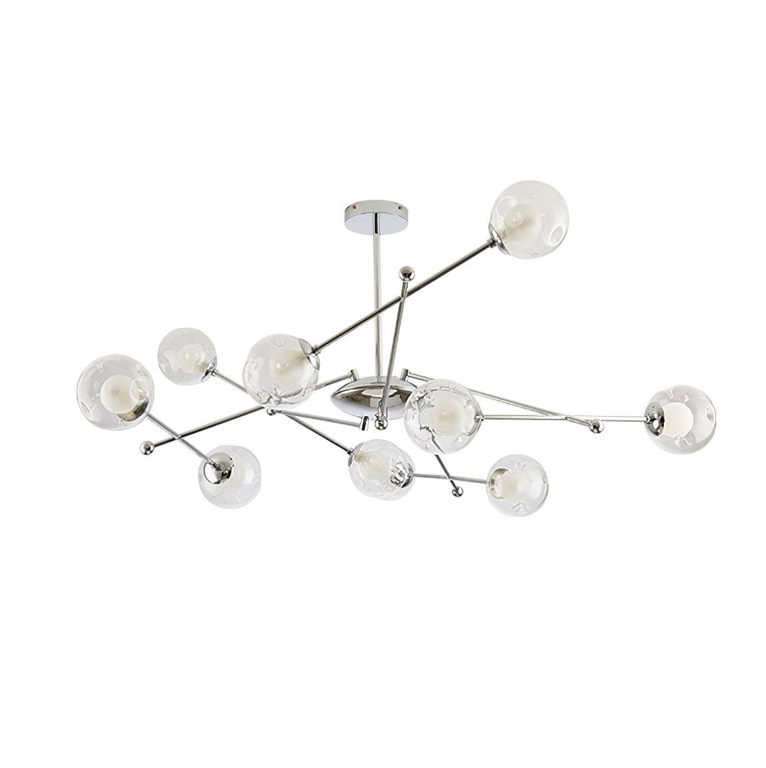Lustra Chandelier en Verre et Chrome - Neutralighting