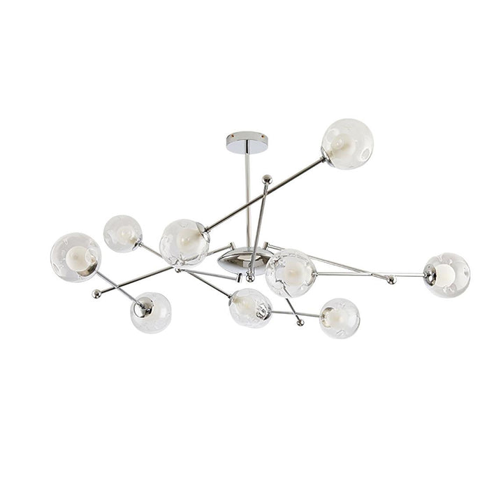 Lustra Chandelier en Verre et Chrome - Neutralighting