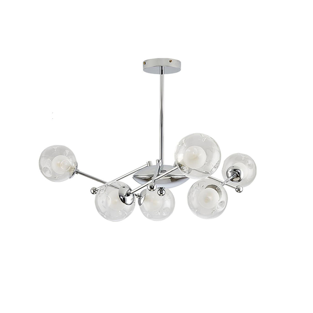 Lustra Chandelier en Verre et Chrome - Neutralighting