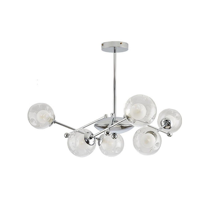 Lustra Chandelier en Verre et Chrome - Neutralighting