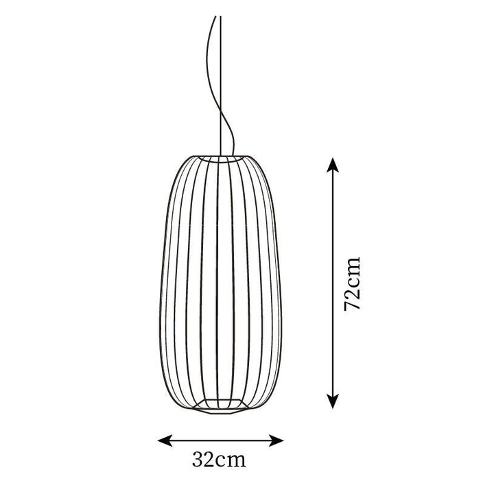 Aero Lampe Pendante Cage Rayons Légère - Neutralighting