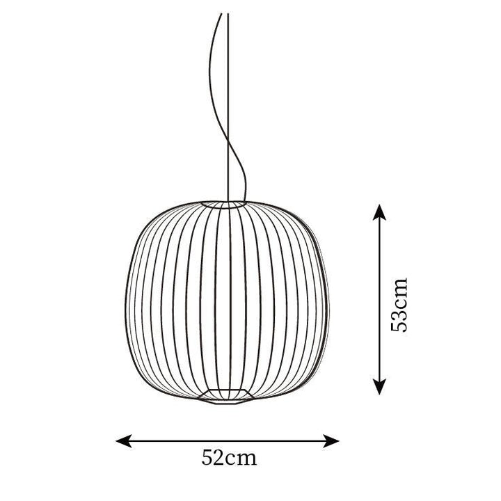 Aero Lampe Pendante Cage Rayons Légère - Neutralighting