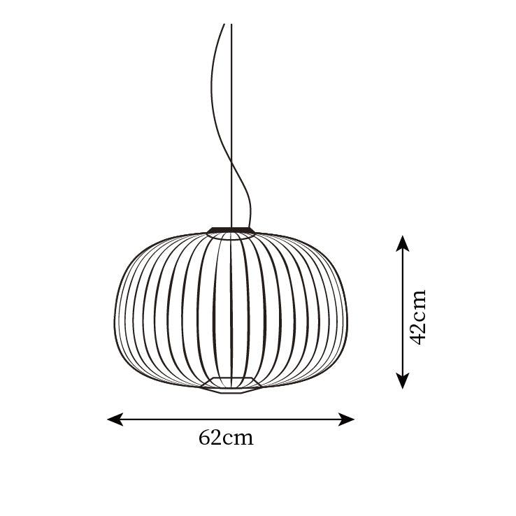Aero Lampe Pendante Cage Rayons Légère - Neutralighting