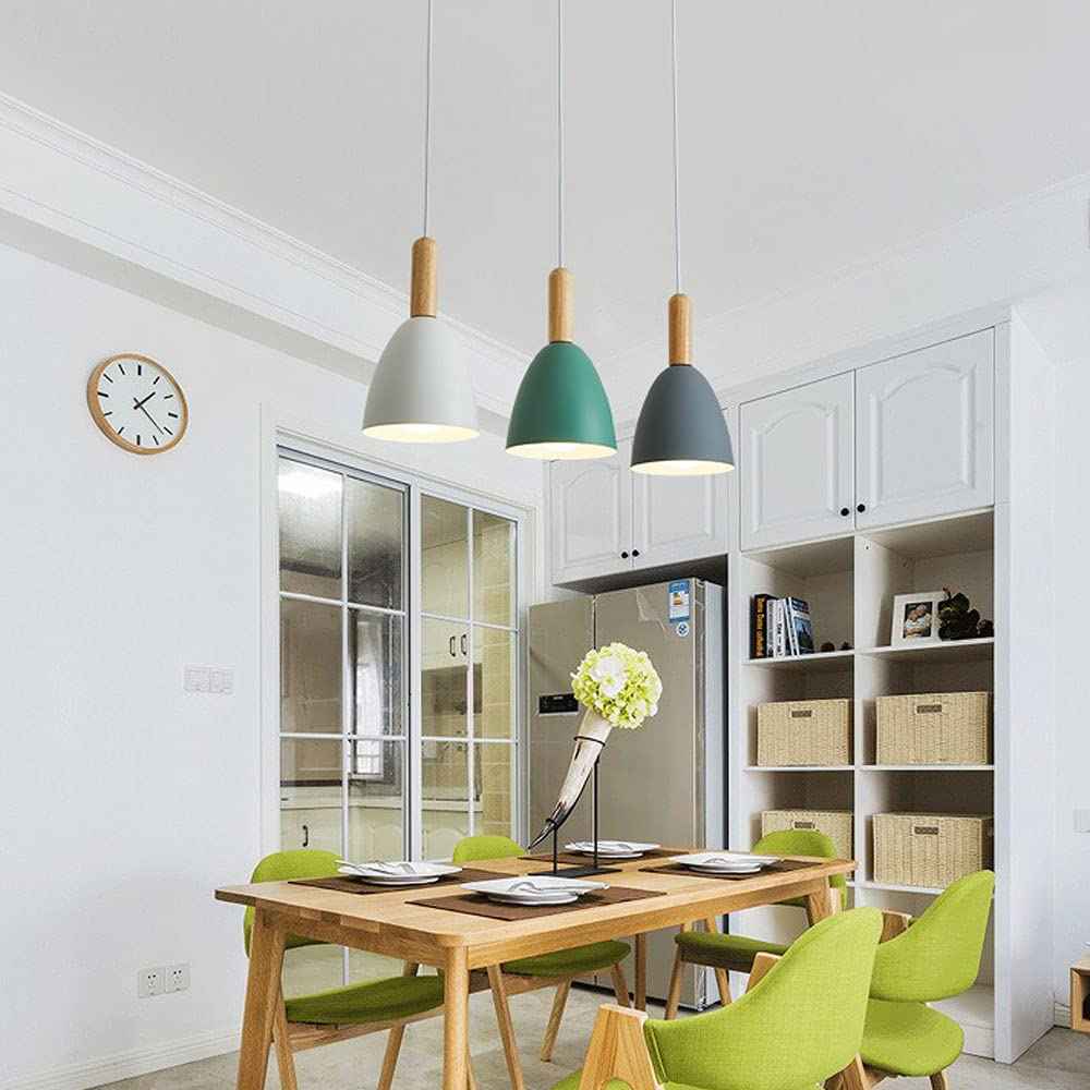 Valentina Moderne Minimaliste LED Suspension Métal/Bois Salon/Chambre à coucher - Neutralighting