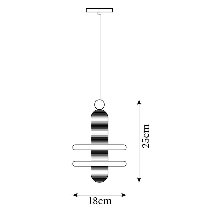 Goose Suspension en Alabastre Blanc et Cuivre - Neutralighting