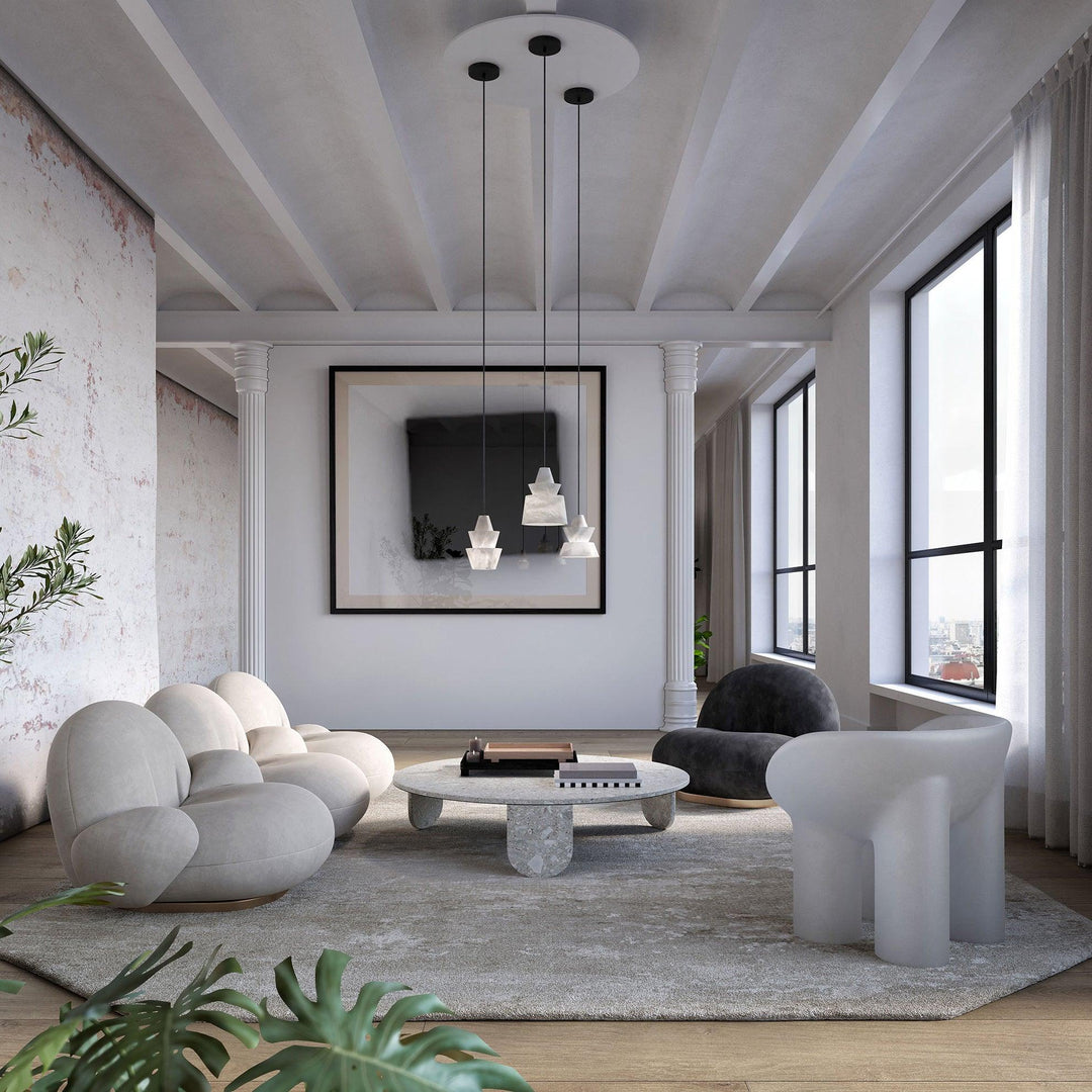 Curineth Suspension Minimaliste en Albâtre - Neutralighting