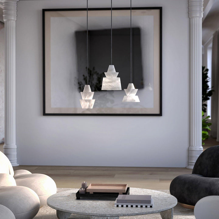 Curineth Suspension Minimaliste en Albâtre - Neutralighting
