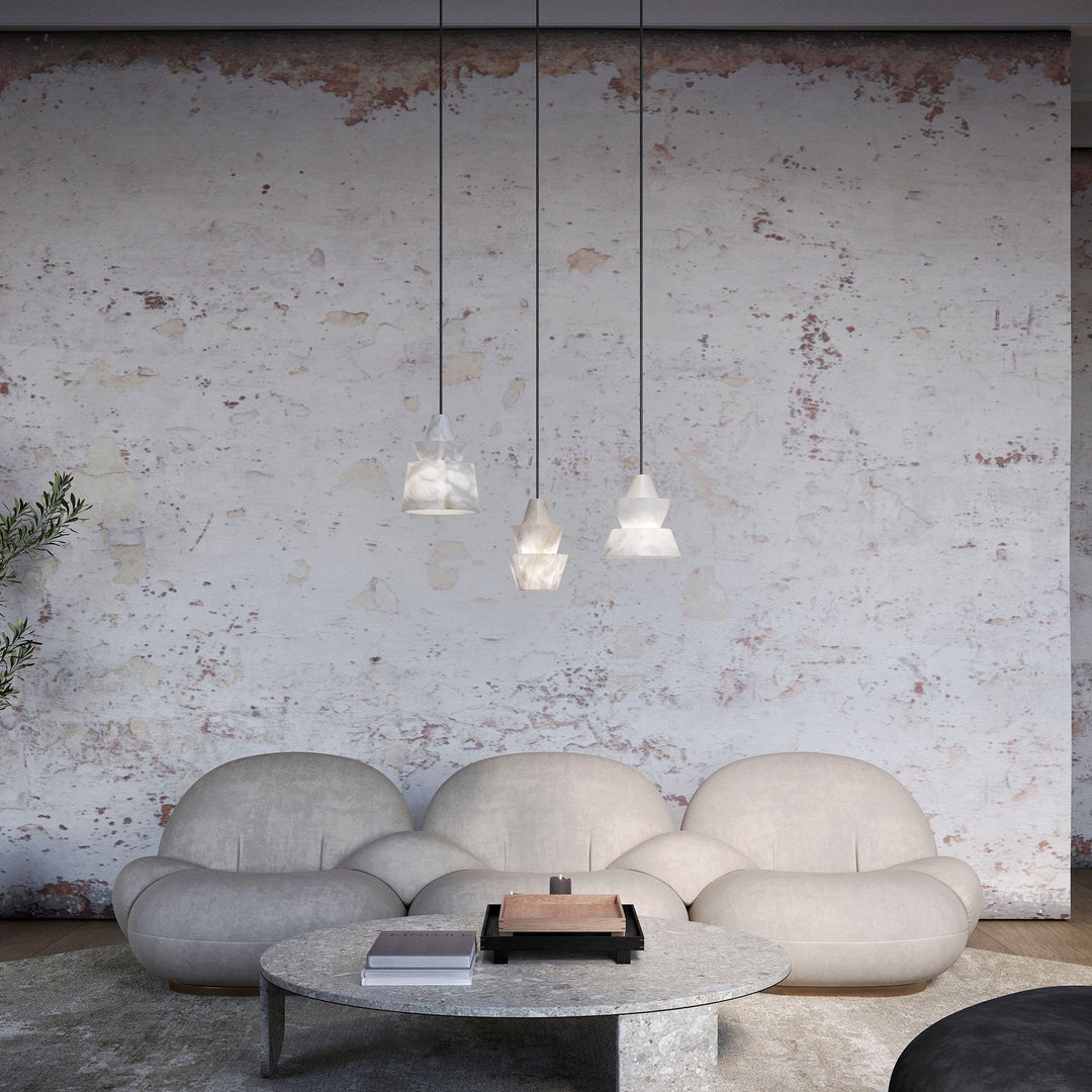 Curineth Suspension Minimaliste en Albâtre - Neutralighting