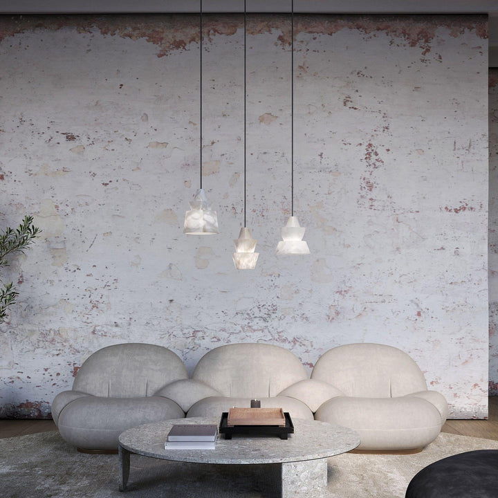 Curineth Suspension Minimaliste en Albâtre - Neutralighting